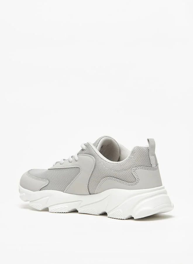 Oaklan by Shoexpress Women's Textured Sports Shoes With Lace-Up Closure