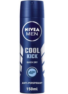Nivea Pack Of 2 Men spray Cool Kick 150 ml  - Image 2