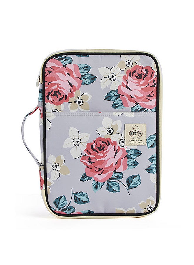 Generic Multi-Functional A4 Document Bags Portfolio Organizer Waterproof Travel Pouch Zippered Case for Pads Notebooks Pens ID Card Gift for Students Travelers Businessman  - Image 1
