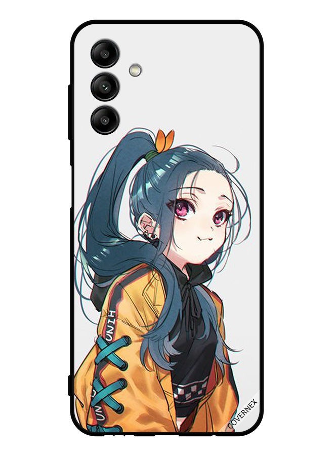 Covernex Protective Case Cover For Samsung Galaxy A04s Cute Girl Feeling Cold - Image 1