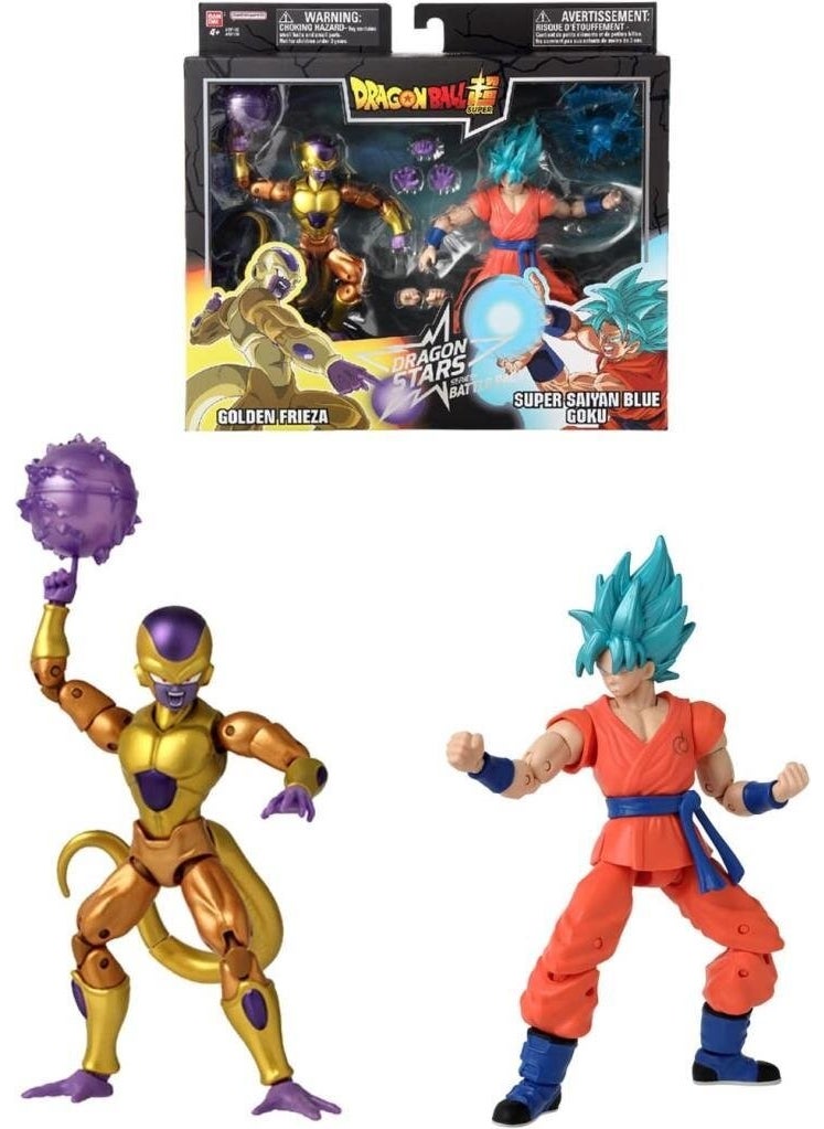 Dragon Ball Super - Saiyan Blue Goku Vs Golden Frieza Battle Pack 37169 - Image 1
