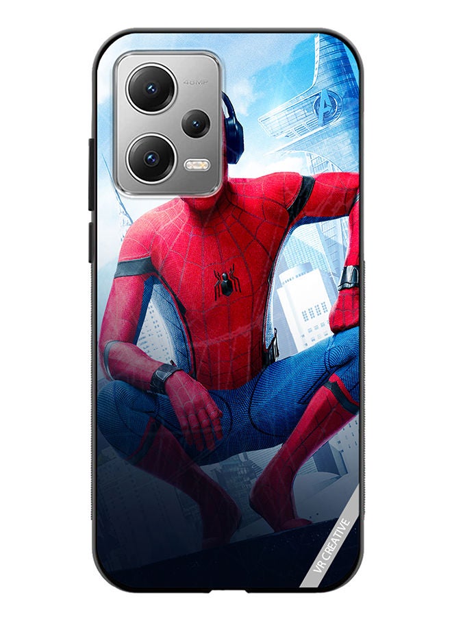 VR CREATIVE Protective Case Cover For Xiaomi Redmi Note 12 Spiderman Design Multicolour - Image 1