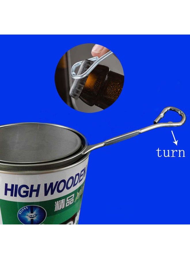 RLECS 2pcs Stainless Steel Simple Can Opener Multifunctional Can Opener, Bottle Opener, Paint Bucket Opener Beer Screwdriver - Image 5