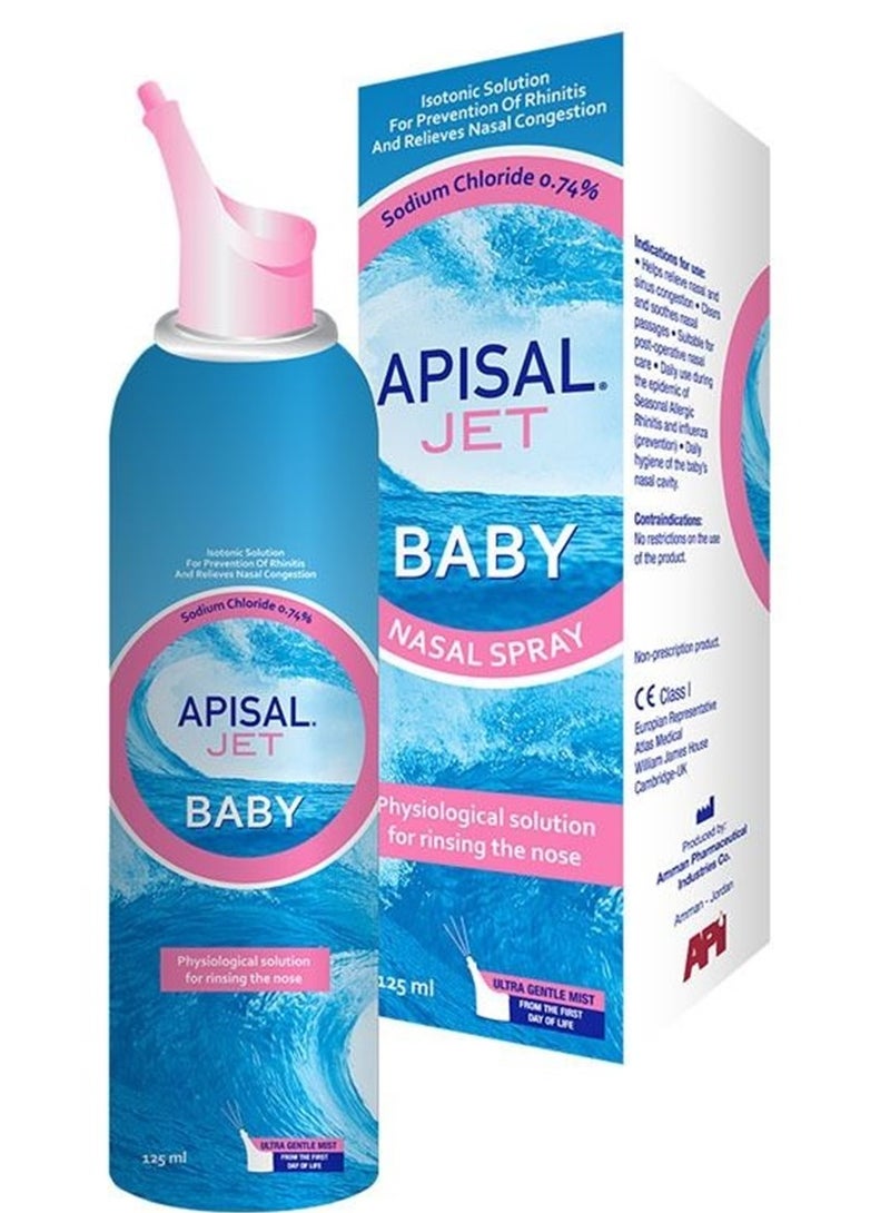 APISAL Jet Baby Nasal Spray 125ml - Image 1