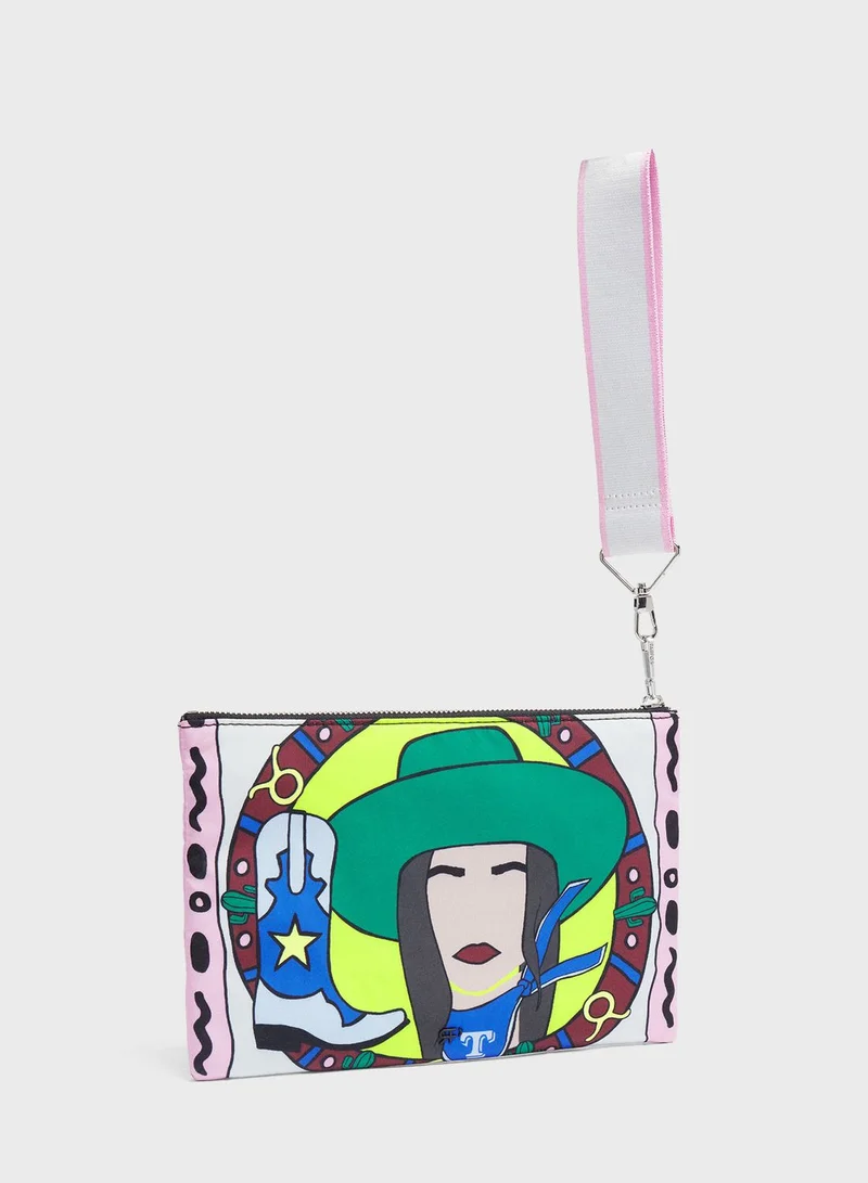 PARFOIS Nylon Horoscope Envelope Bag