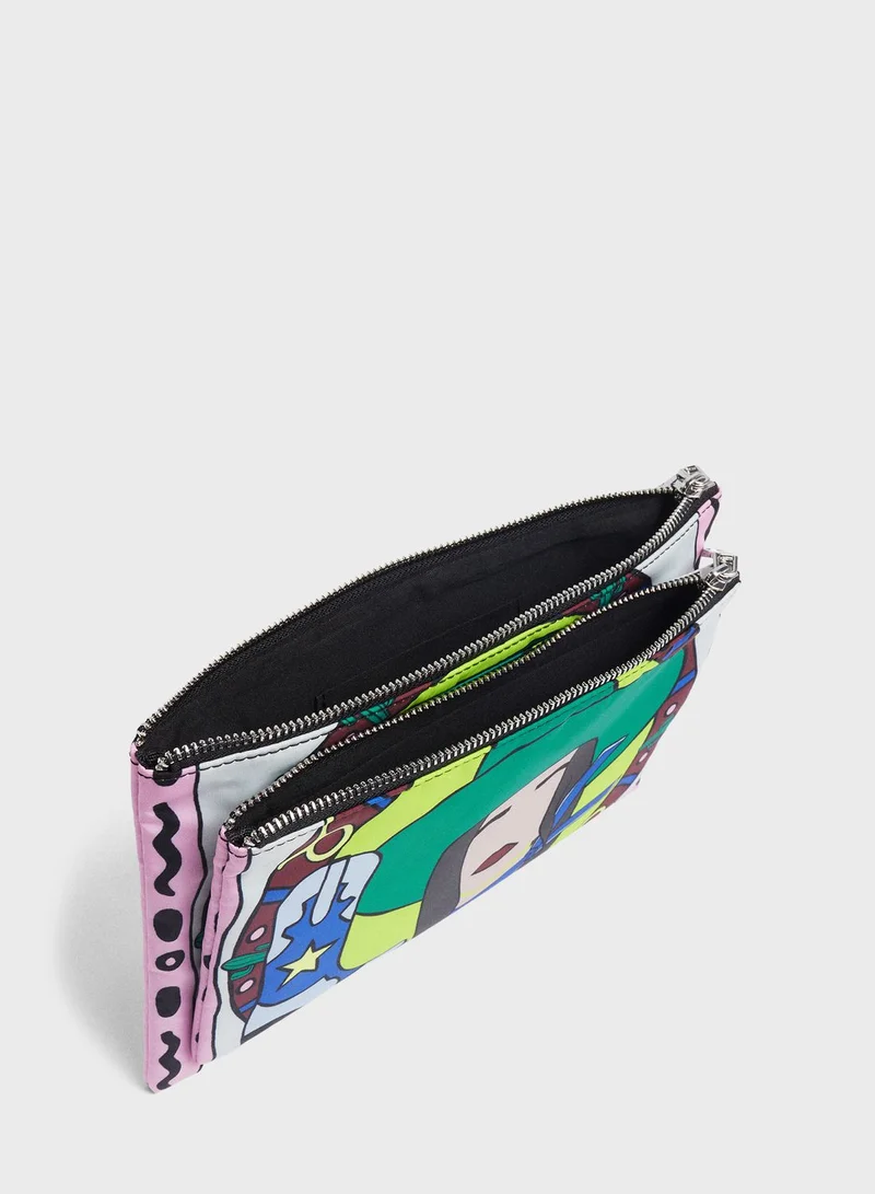 PARFOIS Nylon Horoscope Envelope Bag
