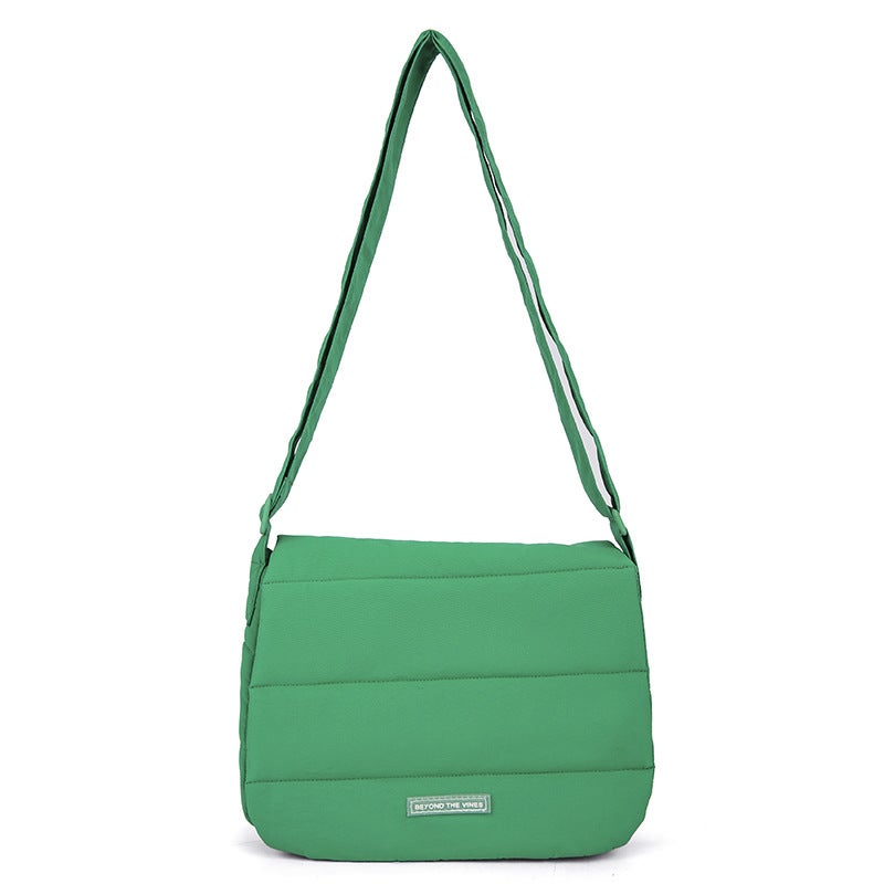Summer Dragon Fruit Nylon Sling Bag 2024 Fashion Shoulder Purse green youth