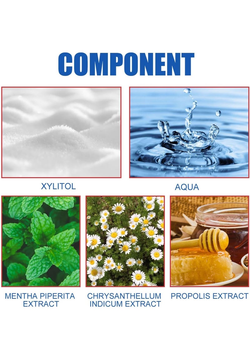 Sp-6 Ultra Whitening Toothpaste, Sp-6 Probiotics Whitening Toothpaste, MS DRWIKEY Probiotics Bright White Toothpaste, Msdrwikey Sp-6 Toothpaste Oral Health Management, Fresh Breath (Red) - Image 3