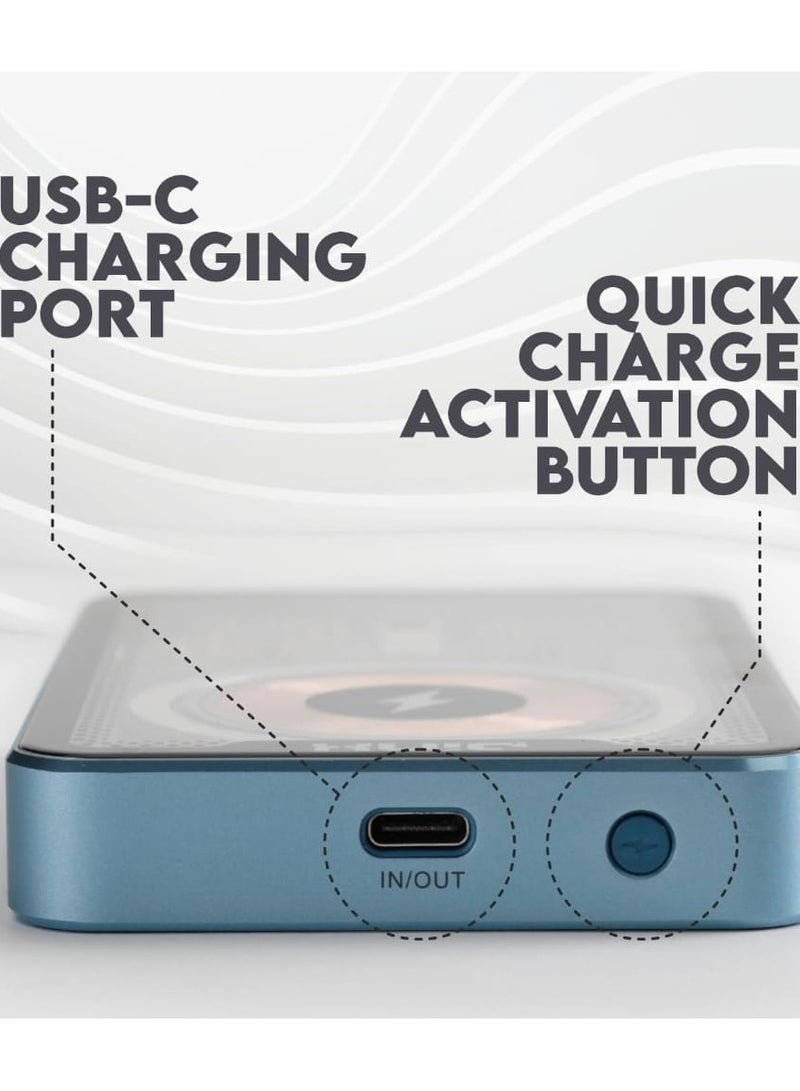 2-in-1 Retro Portable Game Console & 5000mAh Wireless Power Bank – Built-in 500 Classic Games, Magnetic USB-C Charging, Compatible with iPhone 13/14 and Android Retro portable game console 500 built-in games power bank Wireless charging power bank with games Game console power bank combo USB-C magnetic charging game device Classic arcade handheld gift Power bank for iPhone 13/14 with games Mini game console with 5000mAh - Image 5