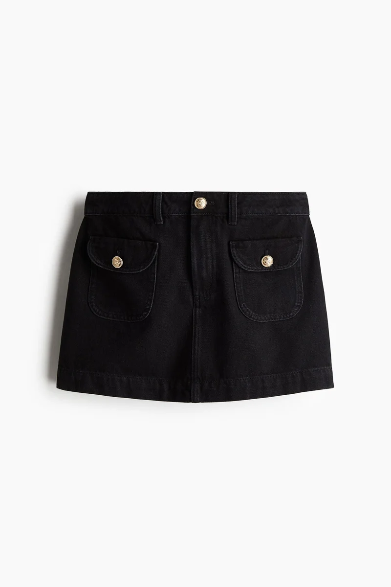 H&M Denim mini skirt