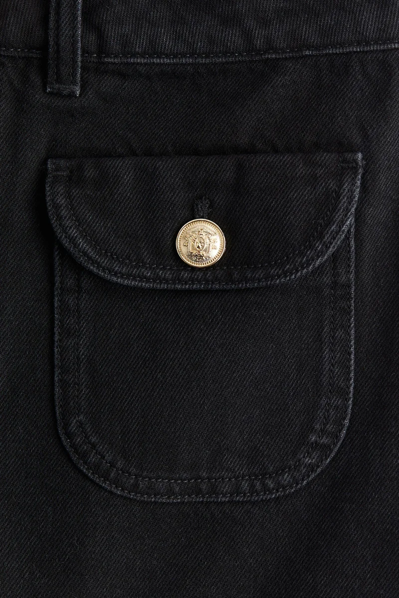 H&M Denim mini skirt