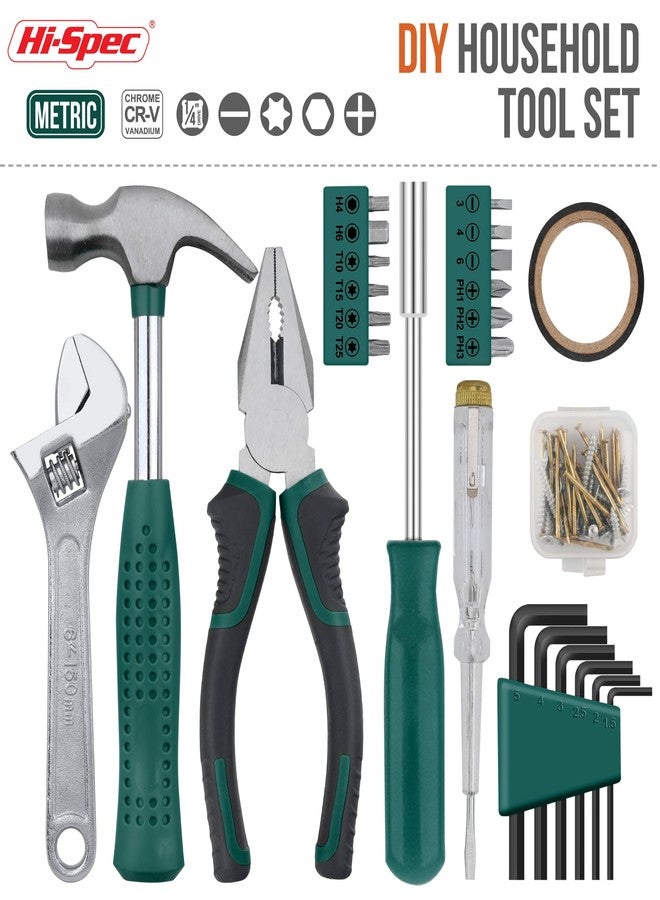 Hi-Spec Basic Home Tool Kit - DIY and Repair Tool Set, Essential Tools for Home, Office or Workshop - Image 3