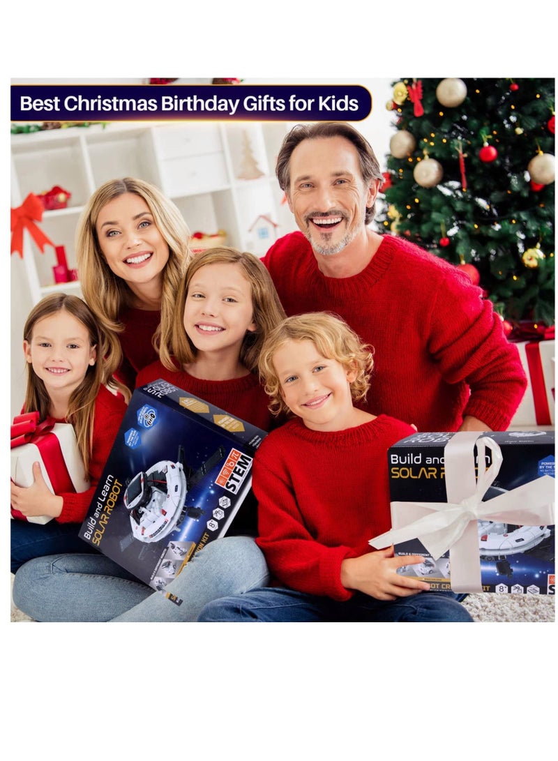 Projects Toys for Kids Ages 8 12 Solar Robot Science Kits Gifts for 8 14 Year Old Teen Boys Girls 120Pcs Building Experiments for Teenage Ages 9 10 11 13  - Image 2