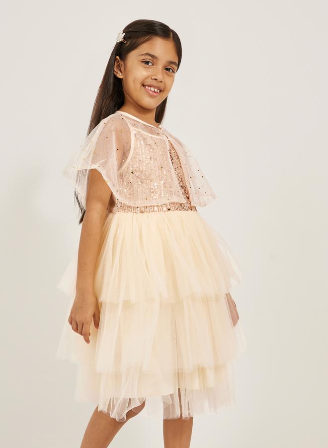 ستايلي فستان تول بطبقات - Image 3