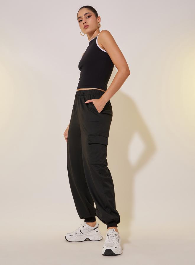 تايك تو بنطلون رياضي فضفاض بجيوب - Image 2