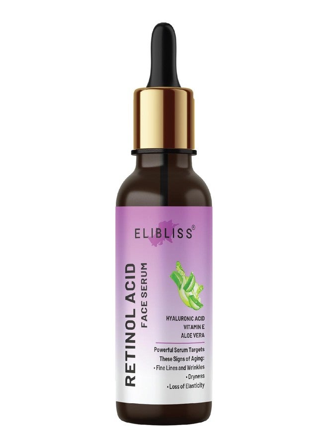 Elibliss Retinol Face Serum Gives You Healthy Glow, Reduces Acne & Scars 30ml - Image 1