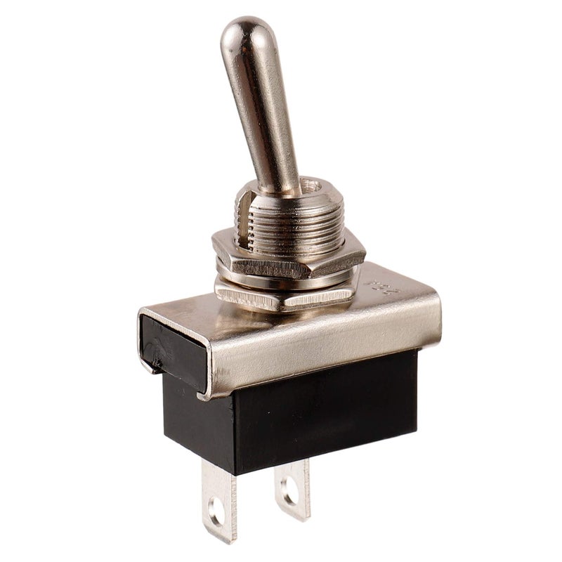 BOJACK Toggle Switch SPST ON-Off 2 Terminal pin 12 VDC 10 A with Waterproof Cap for Auto Car 101 (Pack of 2) - Image 2