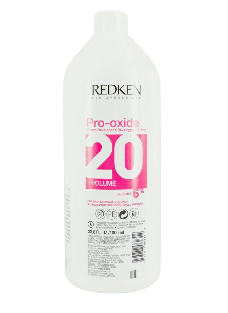 Redken Pro-Oxide Cream Developer 20 Volum - 1000ml