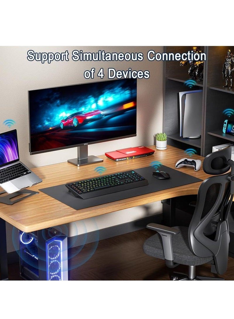 محول بلوتوث USB ، جهاز استقبال محول بلوتوث 5.0 يدعم Windows 11/10 / 8.1 / 7 ، مناسب لأجهزة الكمبيوتر المكتبية وأجهزة الكمبيوتر المحمولة والماوس ولوحات المفاتيح والطابعات وسماعات الرأس ومكبرات الصوت - Image 4