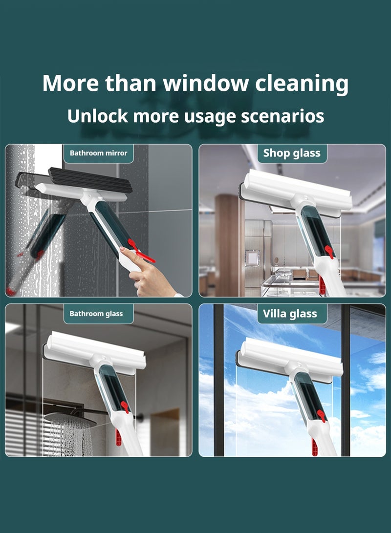 منظف نوافذ مغناطيسي عالي الارتفاع - أداة مسح زجاج مزدوجة الجوانب مع حبل أمان للاستخدام الخارجي - Image 4