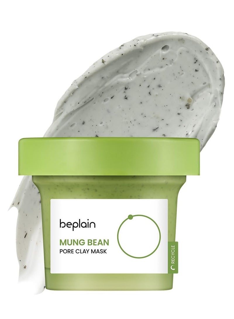 beplain Mung Bean Pore Clay mask 120ml | Fragrance-Free | Wash Off Mask for Blackhead & Whitehead Care | Quick 3 Minute to Gently Cleanse, Exfoliate and Tighten Pores | Korean Skincare - Image 1
