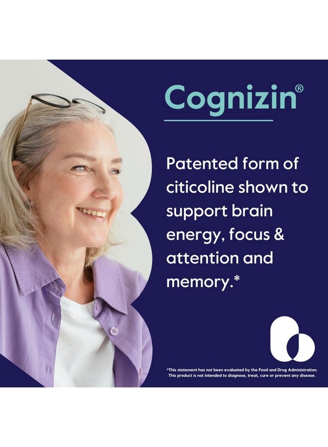 BESTVITE BESTVITE Cognizin 500mg (180 Vegetarian Capsules) (60x3) - Clinically Studied Premium Choline Nootropic - No Stearates - Vegan - Non GMO - Gluten Free - Brain Supplements for Memory and Focus - Image 2