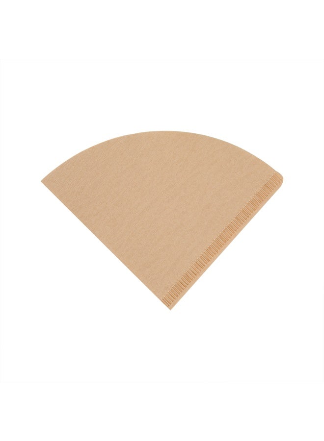 Restaurantware Restpresso 5.3 x 3.9 Inch Paper Coffee Filters, 100 Disposable Coffee Filter Cones - Premium Durable, Unbleached Paper Cone Filters, Compatible With Coffee Dripper  - Image 1