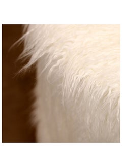 AL HUZAIFA FURNITURE Handy, Stool, Upholstered In Fur  - Image 3