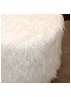 AL HUZAIFA FURNITURE Handy, Stool, Upholstered In Fur  - Image 2