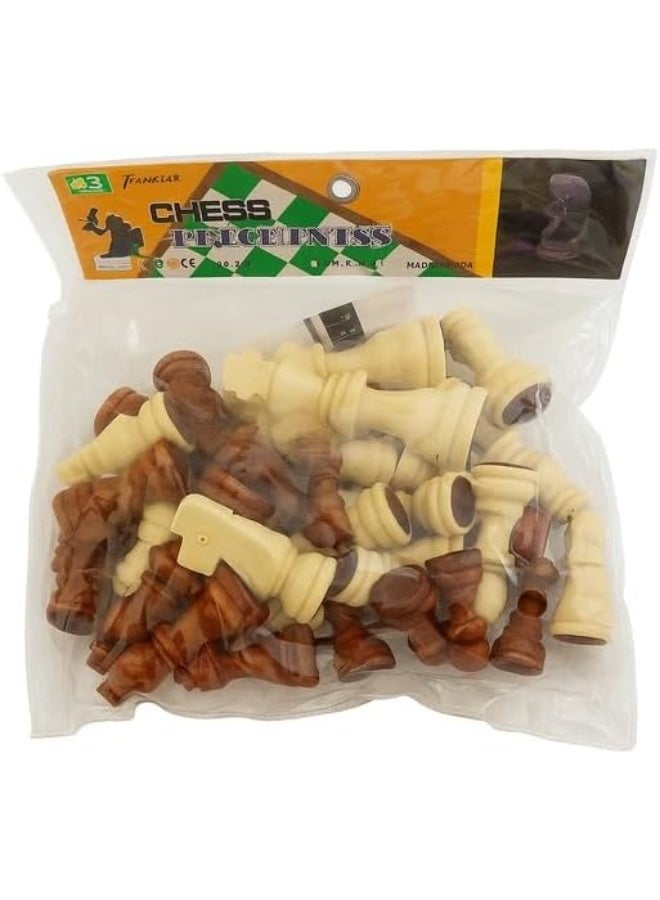 Large chess set with a wooden chessboard - Image 3