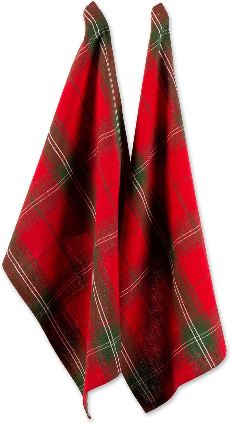 DII Christmas Kitchen Accessories  Dcor Gift Set Pot Holder  Dish Towels O Christmas Tree 3 Piece - Image 2