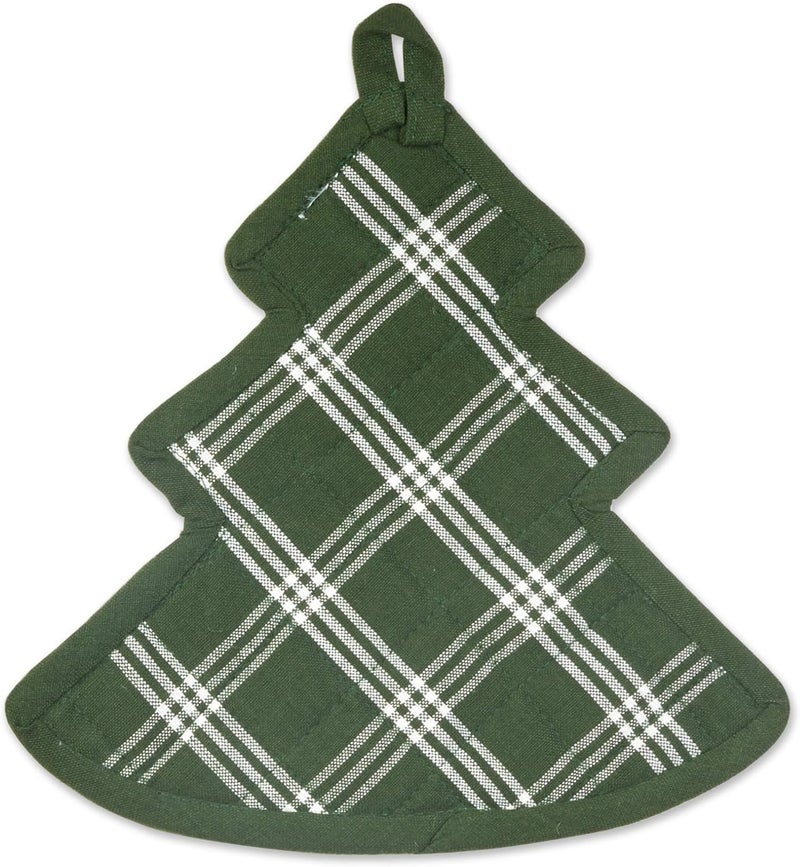 DII Christmas Kitchen Accessories  Dcor Gift Set Pot Holder  Dish Towels O Christmas Tree 3 Piece - Image 4