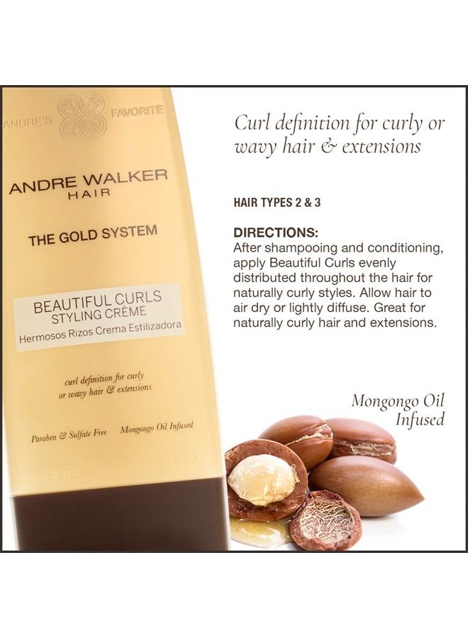 Andre Walker Hair جل كريم تصفيف التجاعيد الجميلة، 8.5 أونصة سائلة - Image 4