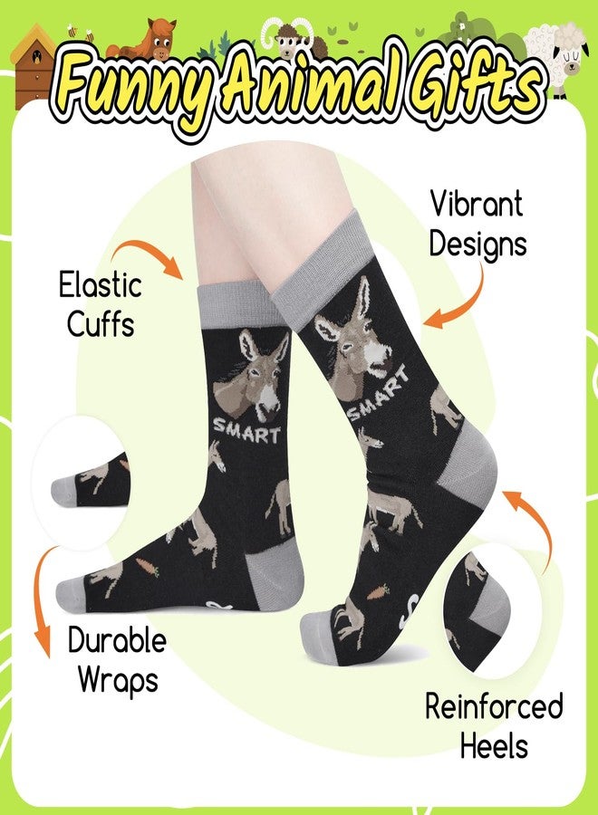 Happy Pop HAPPYPOP Funny Donkey Gifts - Men & Women Silly Farm Animal Socks, Novelty Gag Gifts for Teens - Image 2