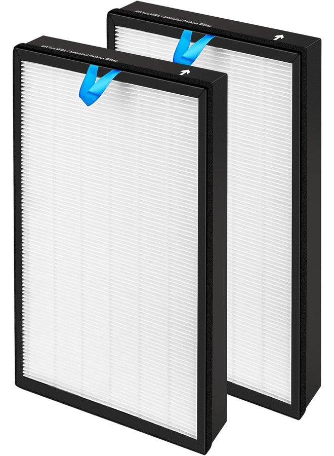 Fetechmate 2 Pack Vital 200S Replacement Filter Compatible with LEVOIT Vital 200S Air Pur-ifier H13 Grade True HEPA, High-Efficiency Activated Carbon Filter Replace Part # Vital 200S-RF - Image 1