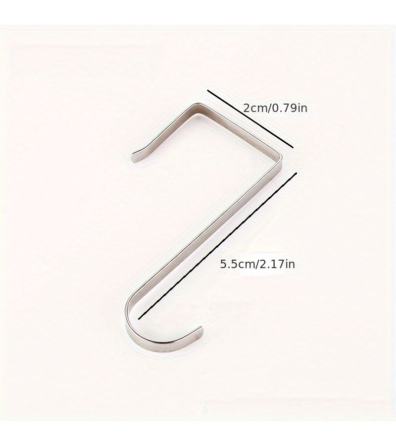 5 Pack Stainless Steel S Hooks 0.31 Inch for Home Organization - Image 4