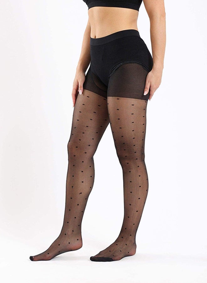 Carina Small Dotted Pantyhose - Image 2