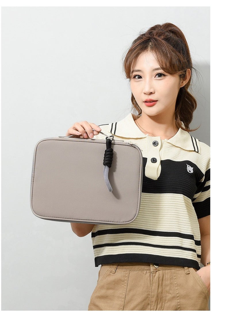 IPad Sleeve 9-11 Inch Tablet Sleeve,iPad Pouch for Women and Men, Cute iPad Air Sleeve, iPad Sleeve 11 Inch Tablet Case, 10 Inch Tablet Sleeve iPad Air, iPad Pro 11 Travel Case（Grey）  - Image 3