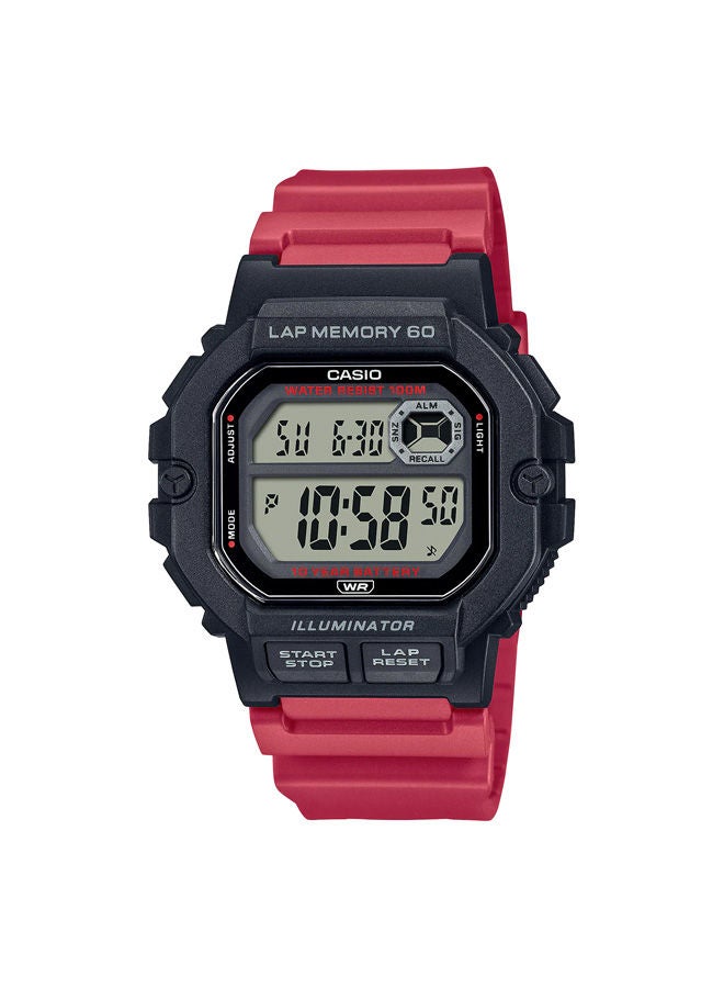 CASIO Resin Digital Watch WS-1400H-4AVDF - Image 1