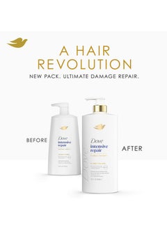 Dove Dove Conditioner Intensive Repair for Damaged Hair with Bio-Protein Care Technology and Amino Serum 28 Fl Oz  - Image 3