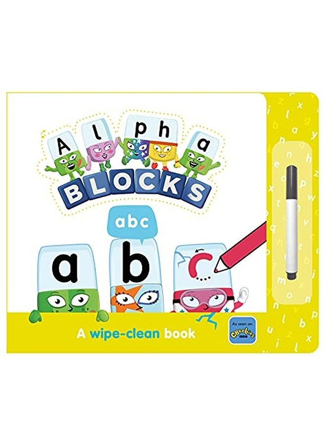 Alphablocks Abc A Wipeclean Book By Sweet Cherry Publishing Paperback