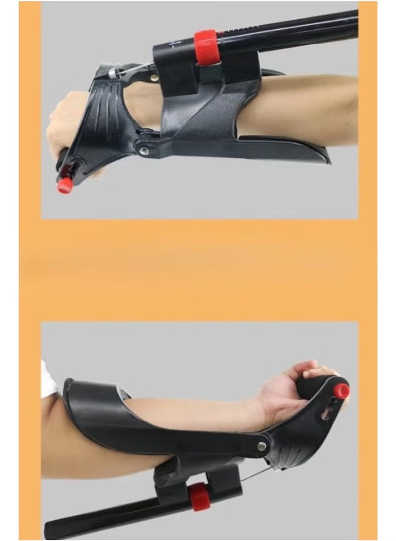 هويتك جهاز تدريب قوة الذراع والمعصم بنابض قابل للتعديل - أسود - Image 3