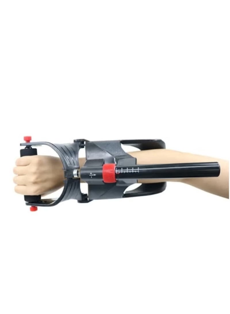 هويتك جهاز تدريب قوة الذراع والمعصم بنابض قابل للتعديل - أسود - Image 2