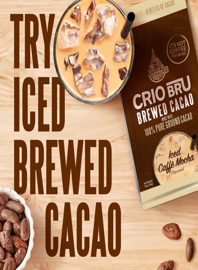 Crio Bru Ghana Light Roast - Coffee Alternative Natural Healthy Drink | 100% Pure Ground Cacao Beans | 99.99% Caffeine Free, Keto, Low Carb, Paleo, Brew And Enjoy Hot or Iced (10 Ounce (Pack of 1)) - Image 4
