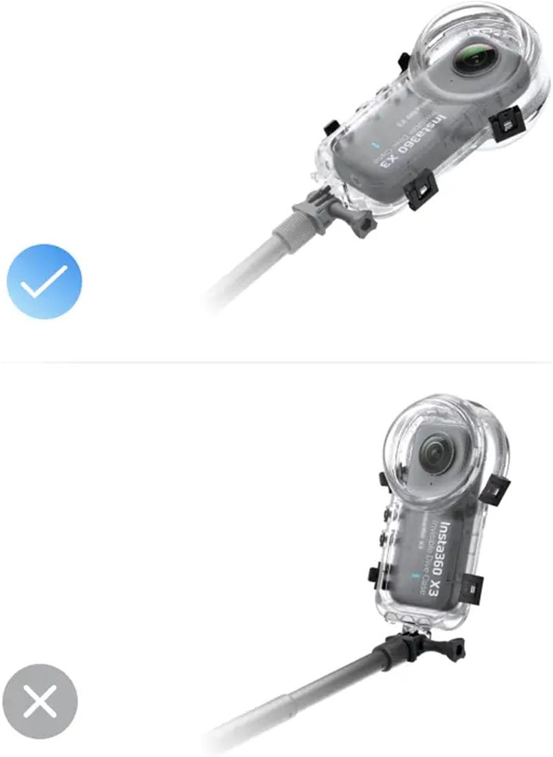 Insta360 Insta360 X3 Invisible Dive Case with Invisible Selfie Stick New  Waterproof Up to 50m 164ft  - Image 2