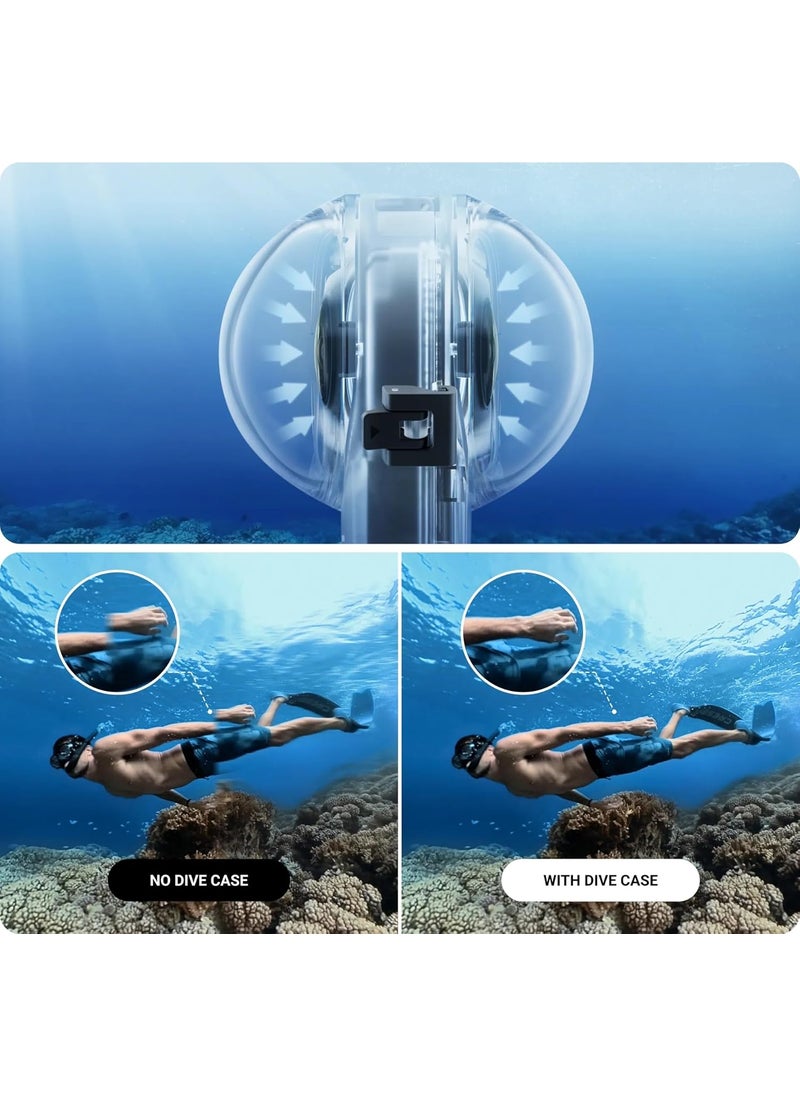 Insta360 Insta360 X3 Invisible Dive Case with Invisible Selfie Stick New  Waterproof Up to 50m 164ft  - Image 5