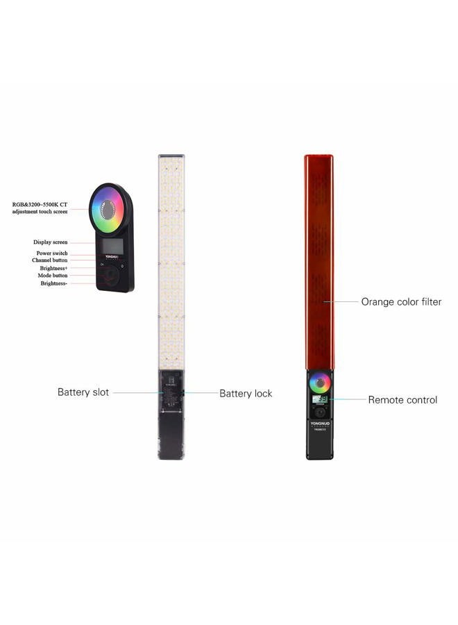 YONGNUO يونيون YN360 III YN360III مصباح فيديو LED مطور 5600K، ضوء تصوير محمول، لوحة لمس ملونة RGB قابلة للتعديل، دعم التطبيق، تحكم عن بعد 2.4G، CRI 95+ - Image 5