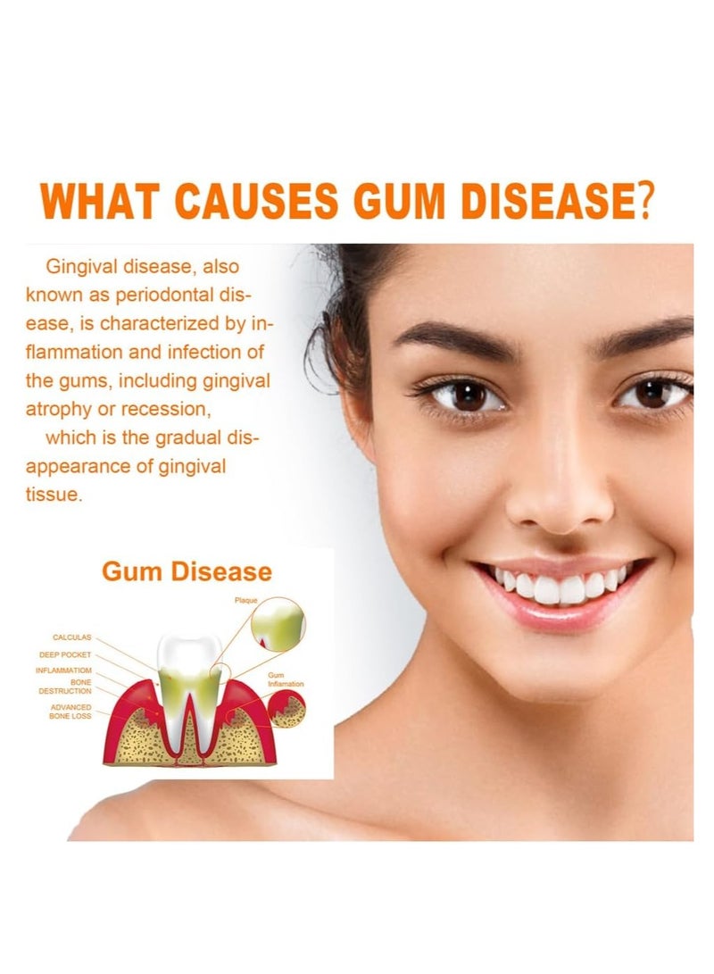 EELHOE Ampoule Tooth Serum, Deep Cleaning & Gum Repair Toothpaste, Fresh Breath, Natural Ingredients, 1.5ml * 7Pcs - Image 3