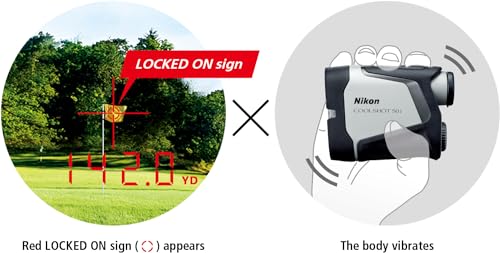 Nikon COOLSHOT 50i Golf Rangefinder | Laser rangefinder with magnet mount, slope, OLED display | Official Nikon USA Model - Image 5