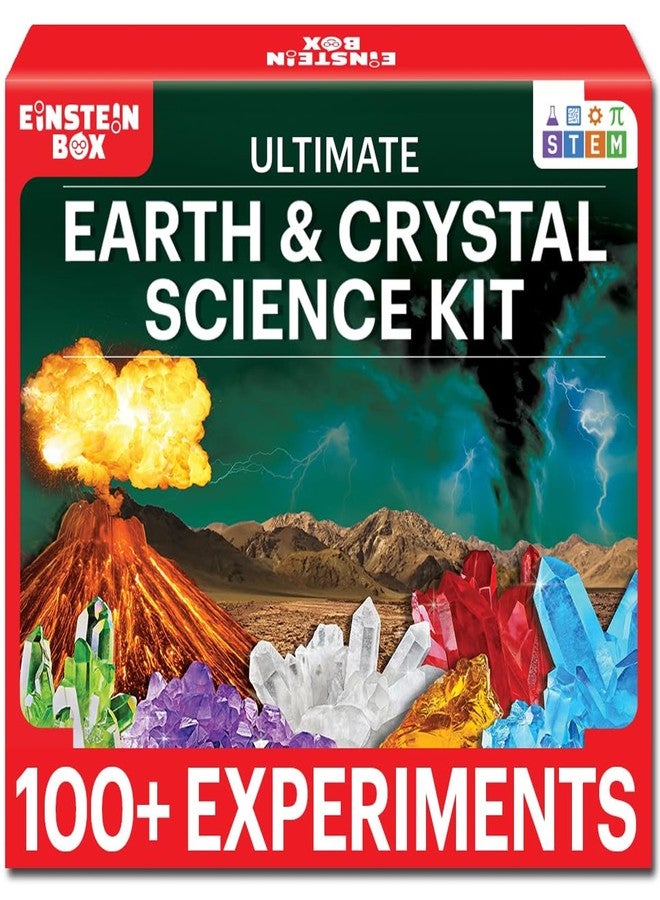 Einstein Box Ultimate Earth & Crystal Science Kit | Kids Science Experiment Kit for Ages 8-14 | STEM Projects | STEM Toys | Learning & Education Toys for Boys & Girls | Gift Ideas - Image 1